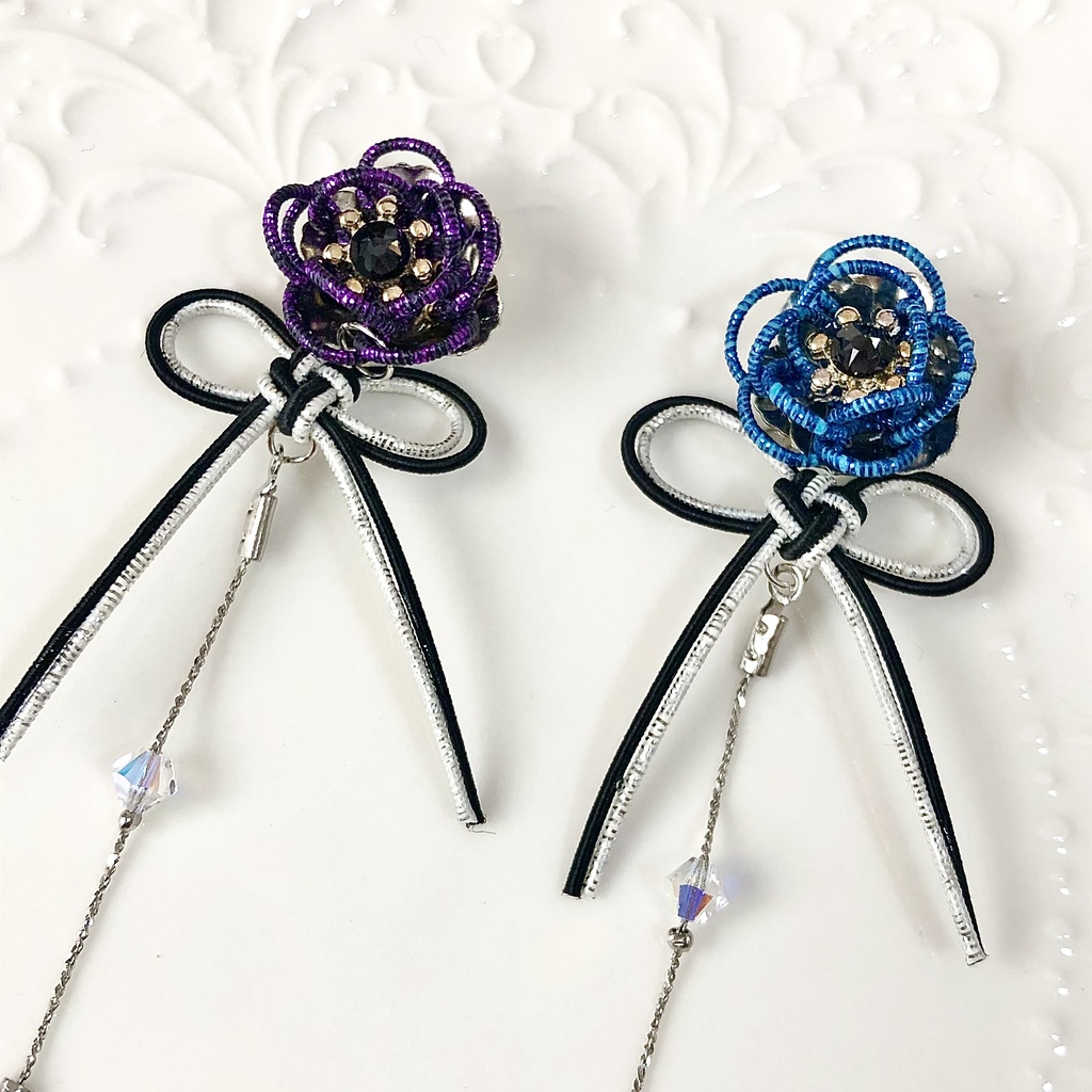 bouquet 天保江戸2振 源清麿/水心子正秀 耳飾り