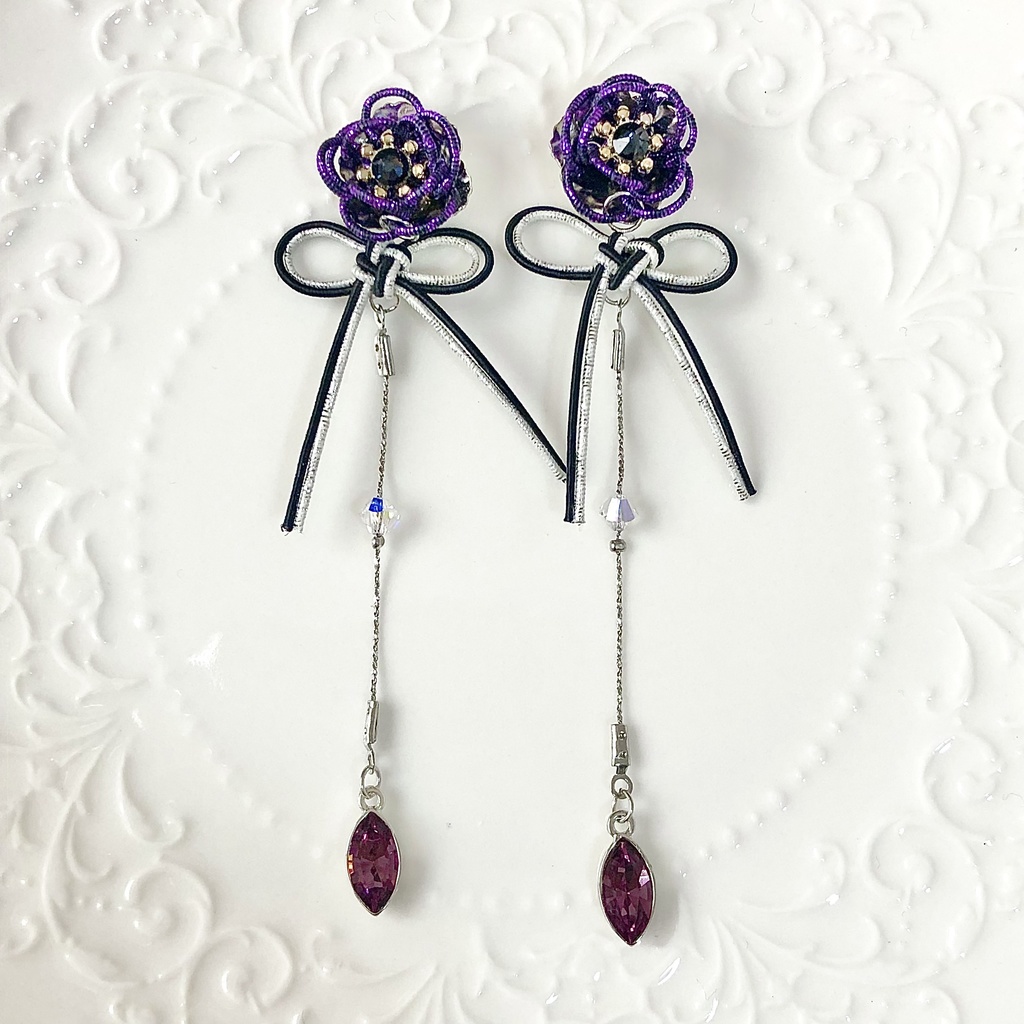 bouquet 天保江戸2振 源清麿/水心子正秀 耳飾り