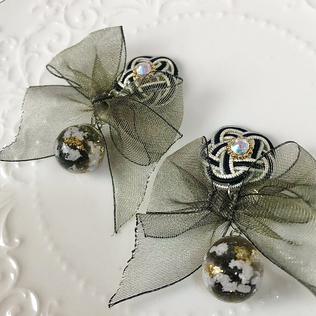 刀剣乱舞 五虎退イメージ耳飾り