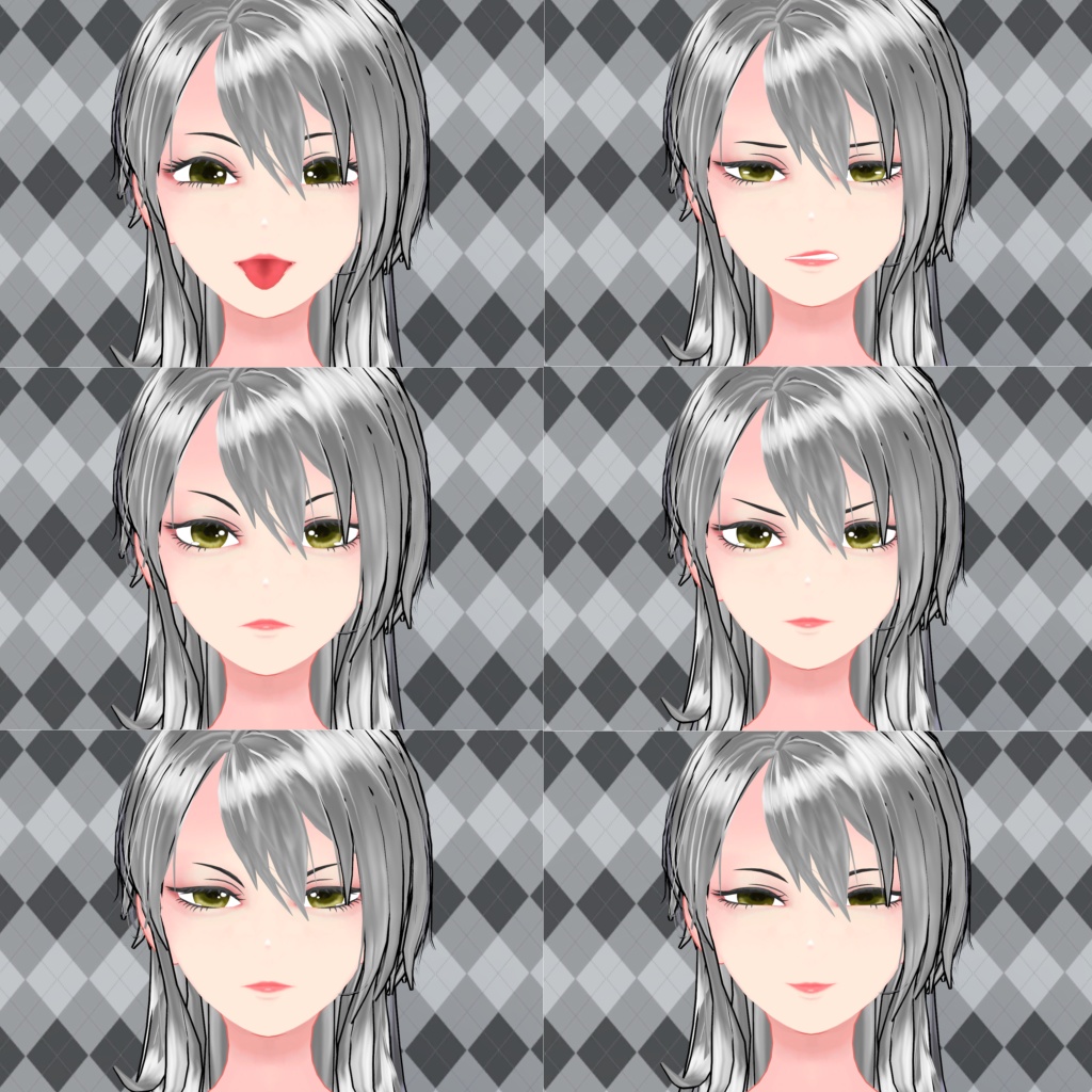 オリジナル3Dアバター【銀凛】