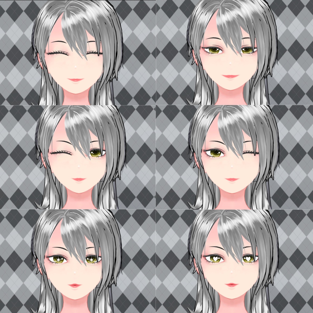 オリジナル3Dアバター【銀凛】