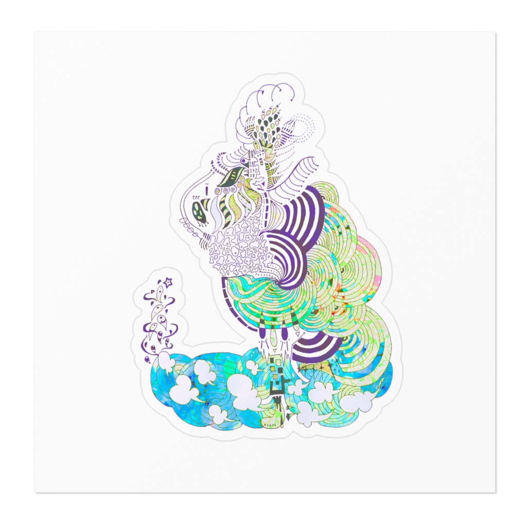 ステッカー「とらっぱ」