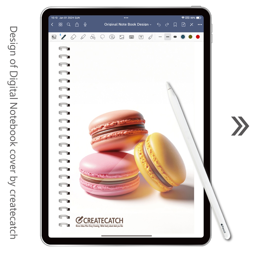 デザインノート(デジタル用)マカロン 2