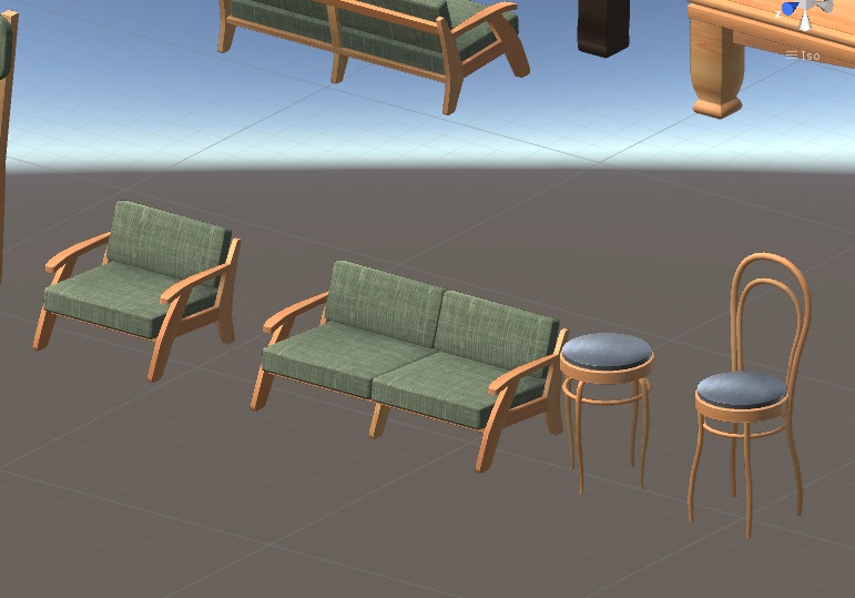 テーブルとイス