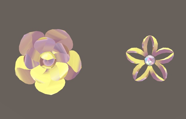 【無料配布】フラワーモチーフアクセサリー