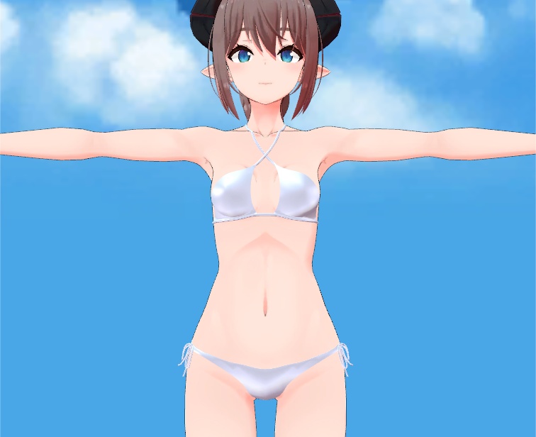 ビキニ&マイクロビキニ水着【「レナ・カクテル-Lena Cocktail-」用衣装3Dモデル】