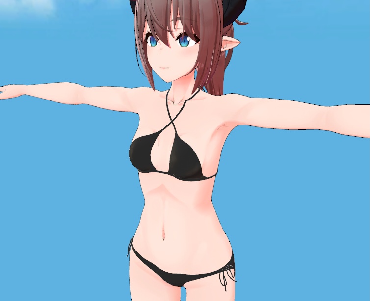 ビキニ&マイクロビキニ水着【「レナ・カクテル-Lena Cocktail-」用衣装3Dモデル】