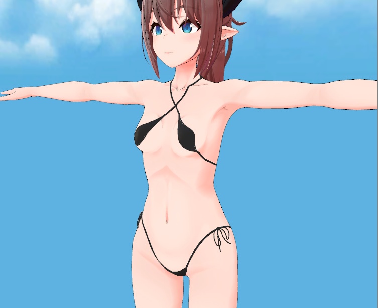 ビキニ&マイクロビキニ水着【「レナ・カクテル-Lena Cocktail-」用衣装3Dモデル】