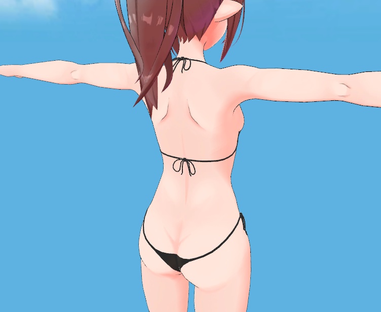 ビキニ&マイクロビキニ水着【「レナ・カクテル-Lena Cocktail-」用衣装3Dモデル】