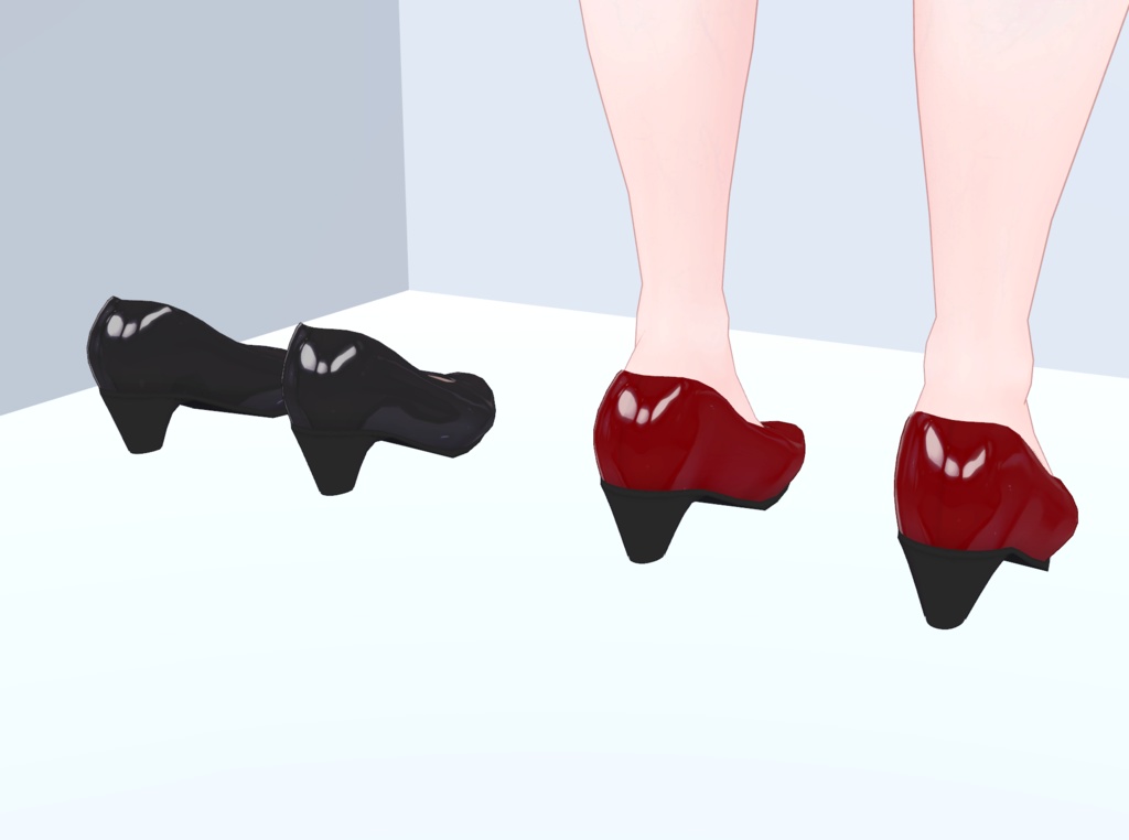 「くろなつ」向けパンプス