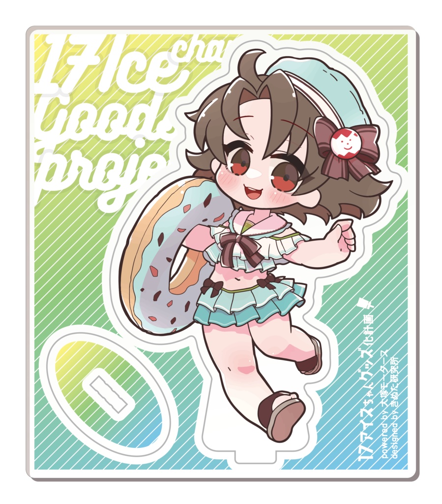 アクリルスタンド　夏のチョコミントちゃん　