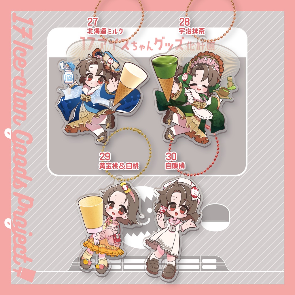 17アイスちゃんアクキー 第3弾