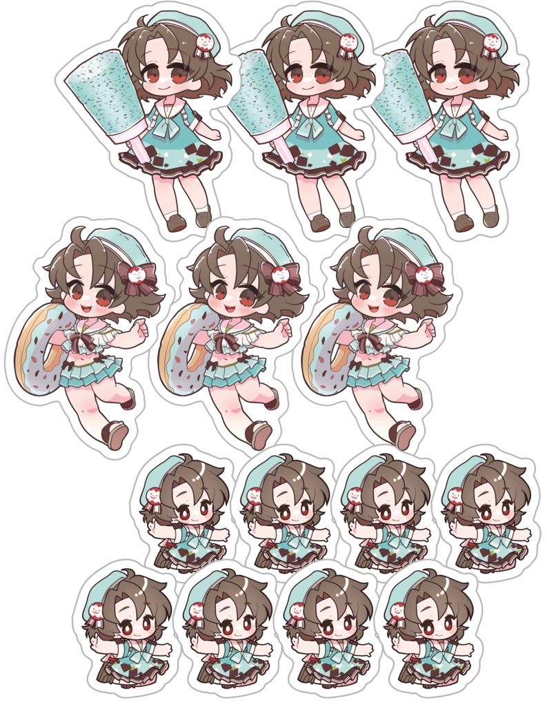 17アイスちゃんシール