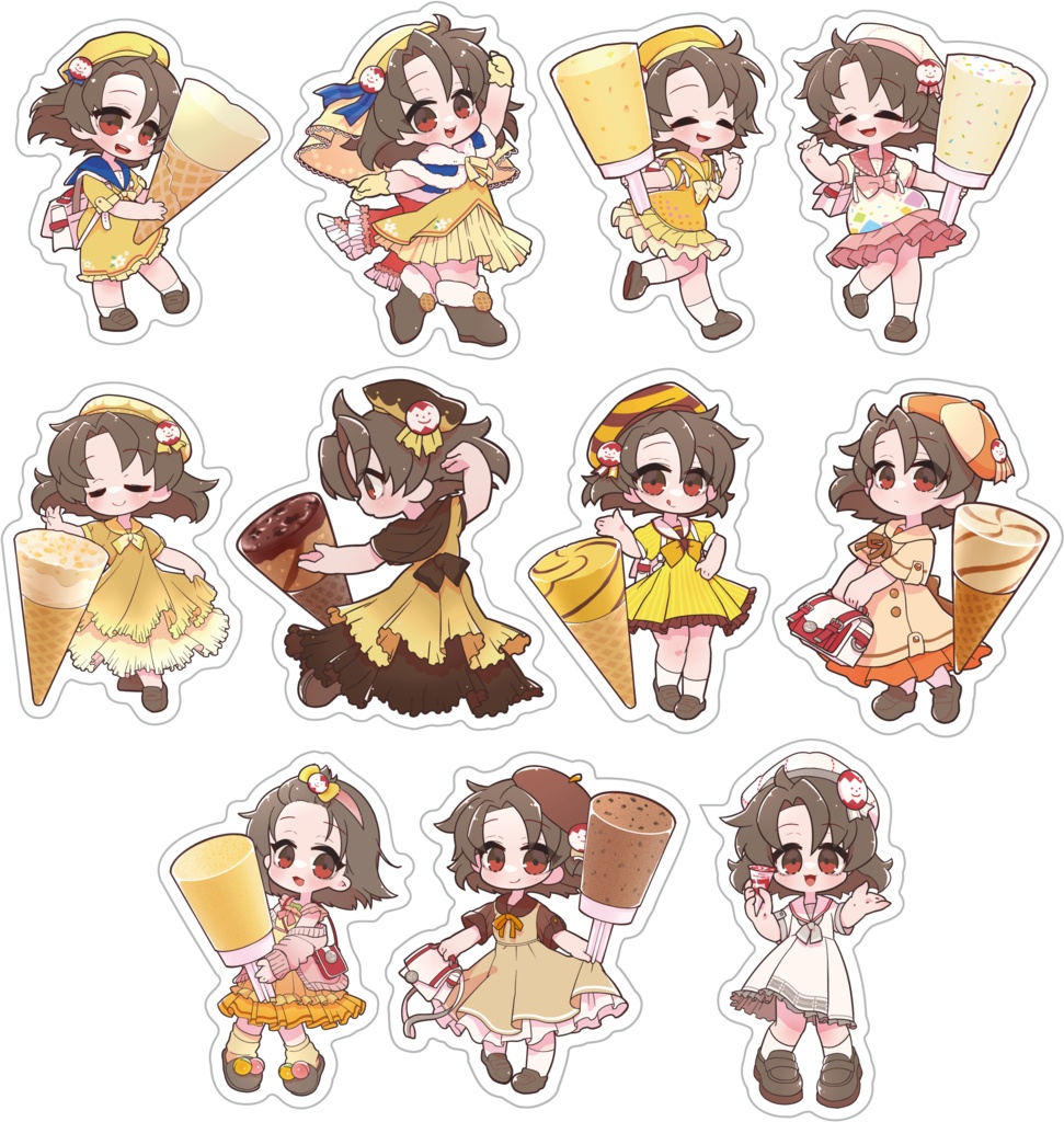 17アイスちゃんシール