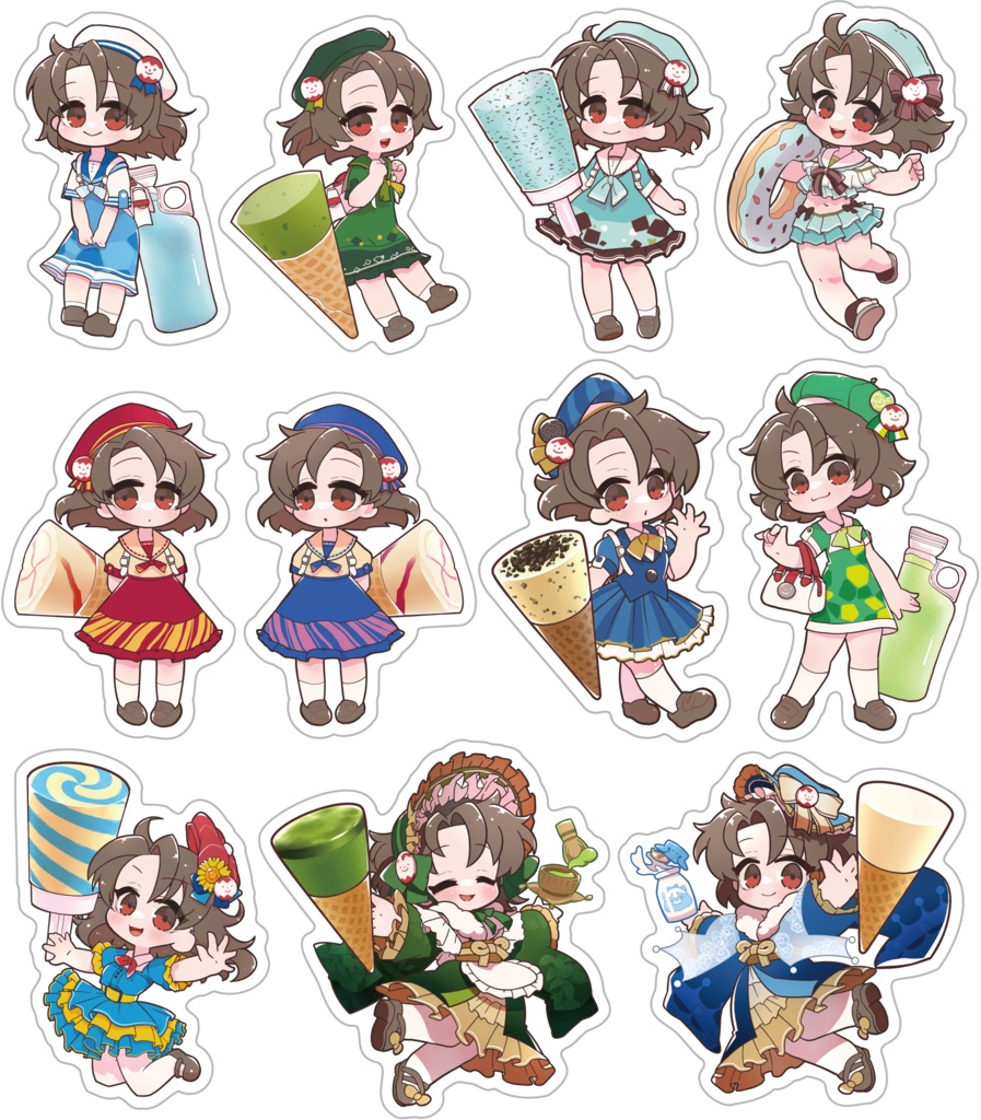 17アイスちゃんシール