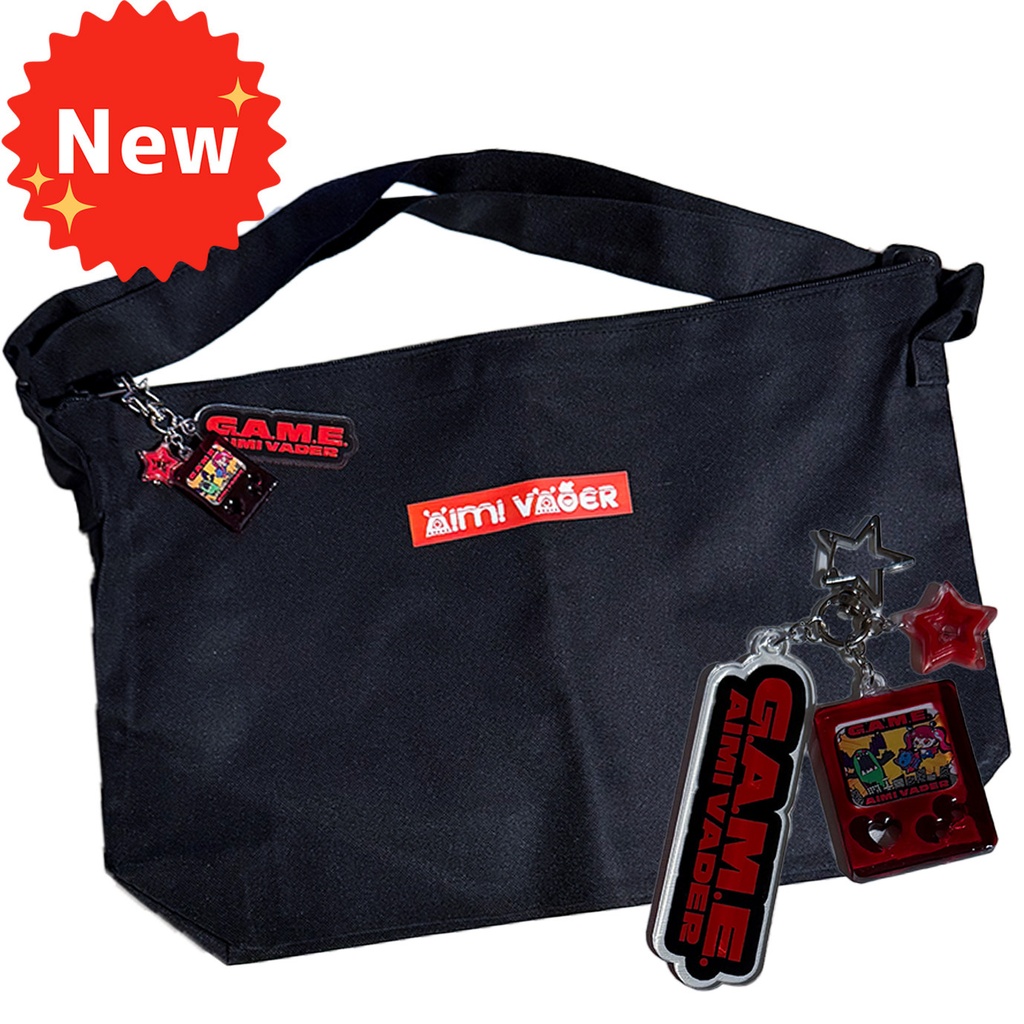 【NEW】立体キーホルダー付きショルダーバッグ
