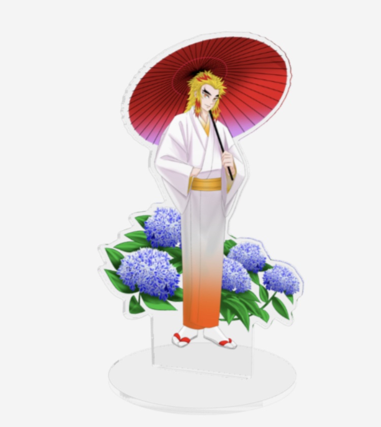 6月季節飾り 煉獄杏寿郎(紫陽花)