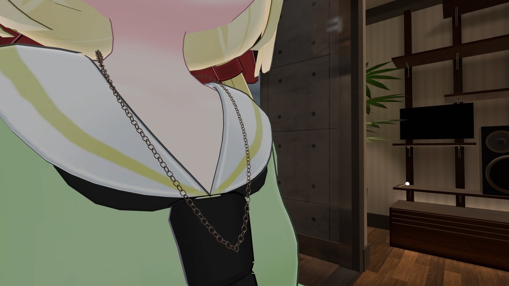 【VRC想定】ネックレスチェーン【Quest対応】