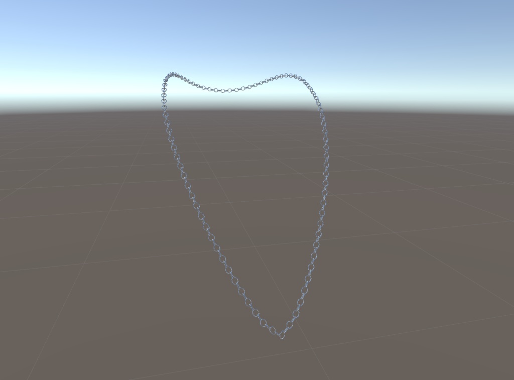 【VRC想定】ネックレスチェーン【Quest対応】