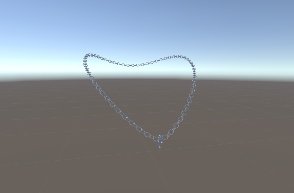 【VRC想定】ネックレスチェーン【Quest対応】