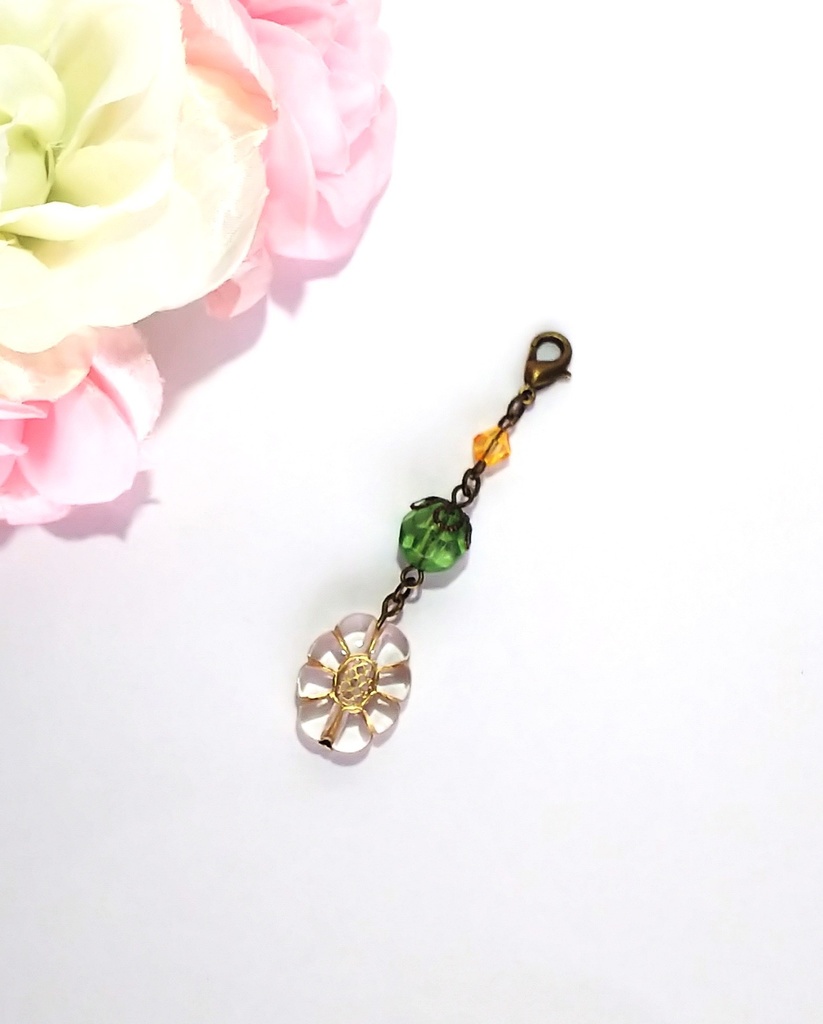 揺れるマスクチャーム(アンティーク風-2)