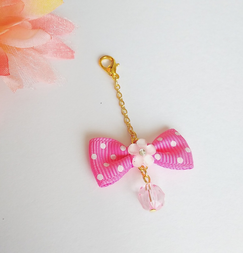 キュートリボン ゴールド×ピンク(MC-09G-PK)