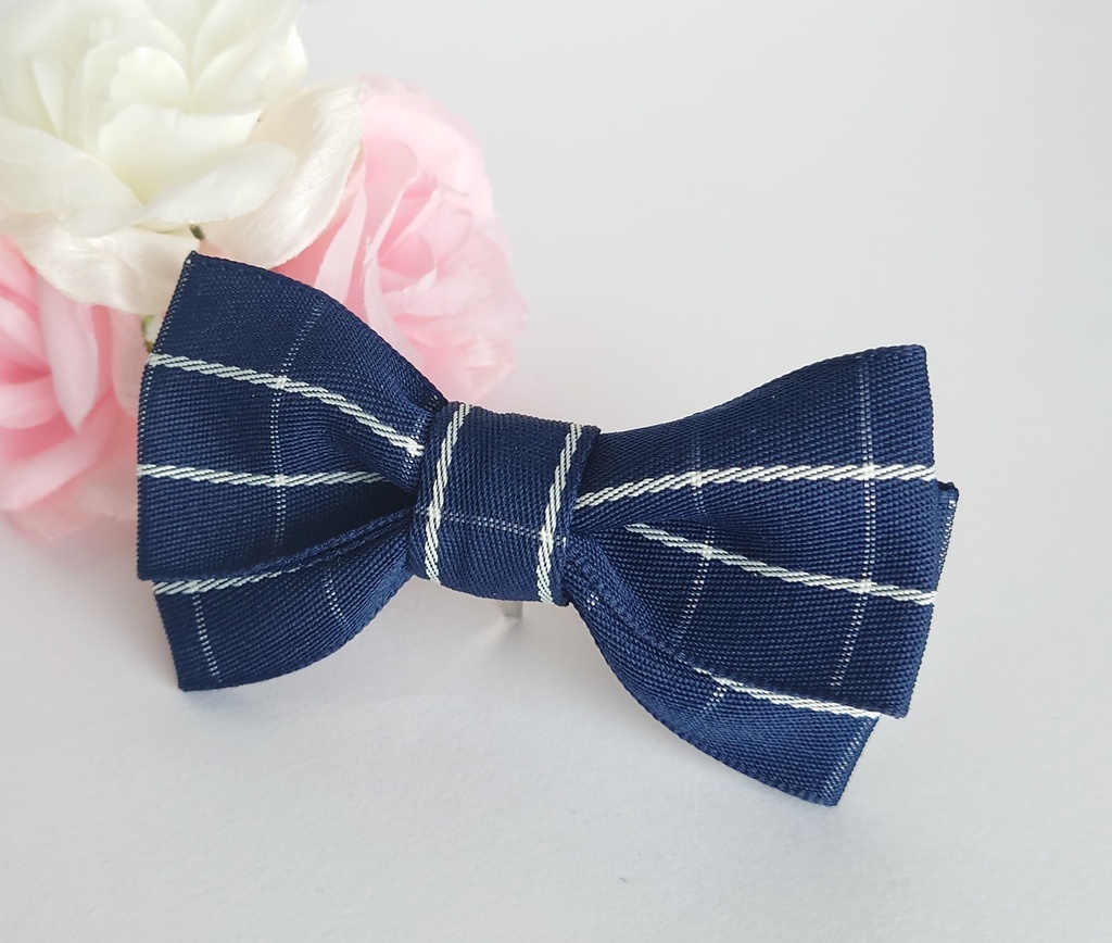 シンプルポニーフック チェック柄