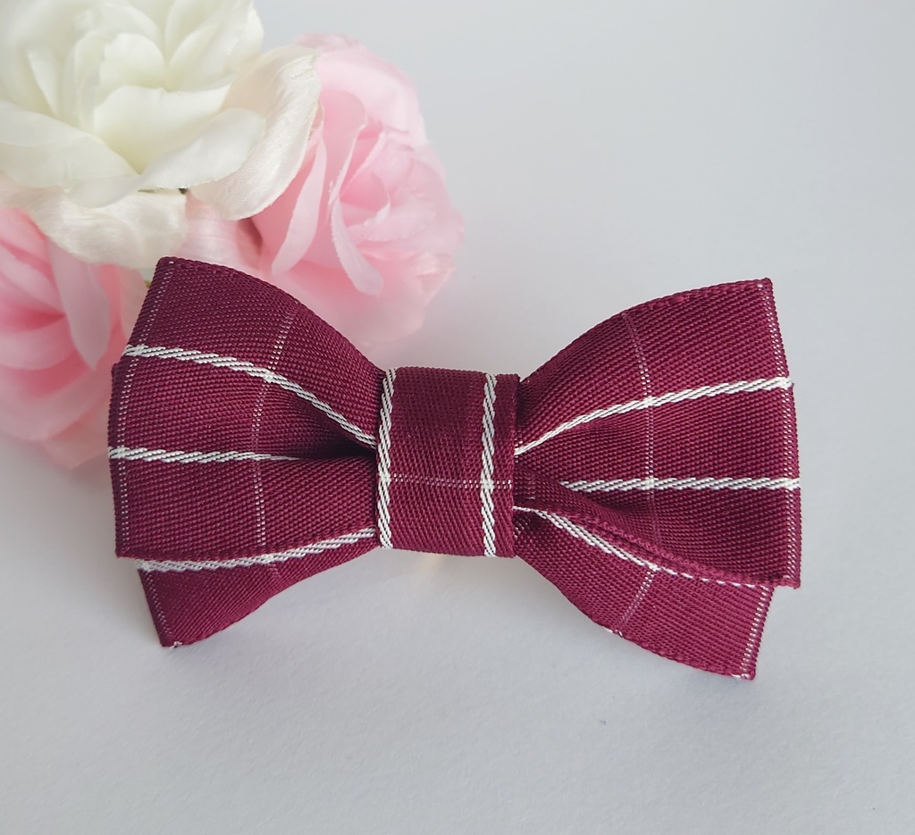 シンプルポニーフック チェック柄