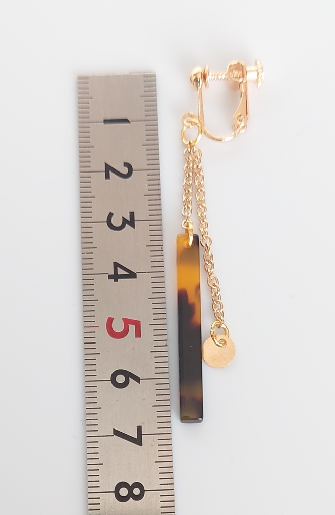 べっ甲柄イヤリング