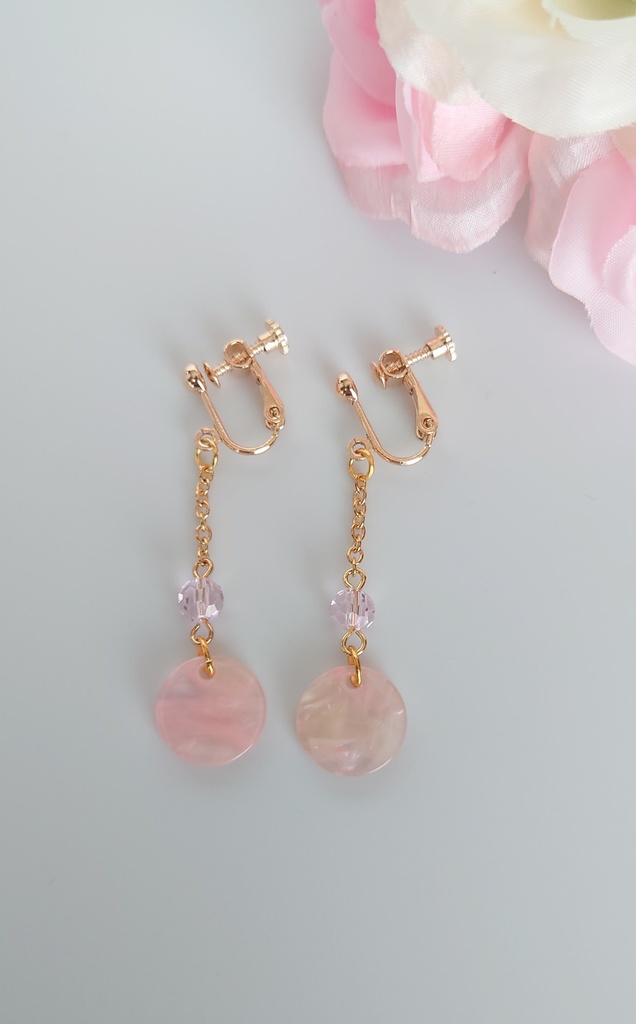 べっ甲柄イヤリング