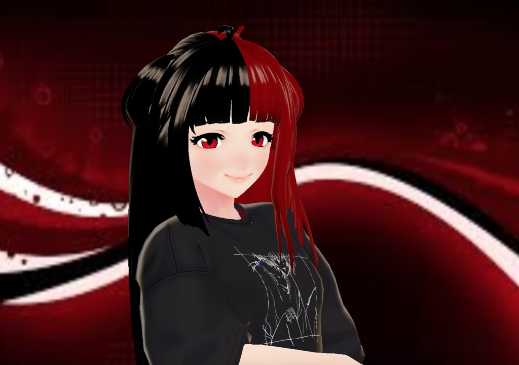 Vroid Model Split Hair |