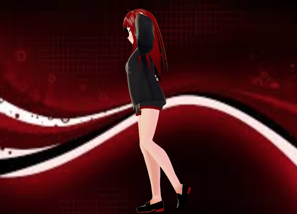 Vroid Model Split Hair |