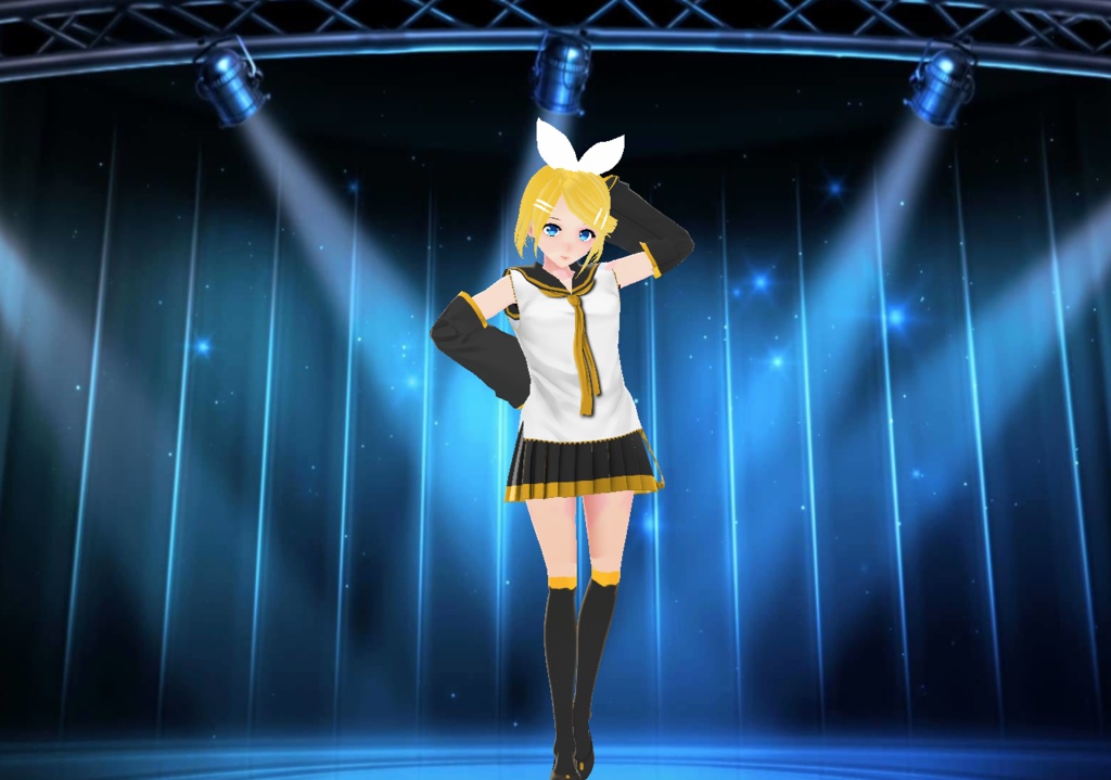 Kagamine Rin Vroid Model |