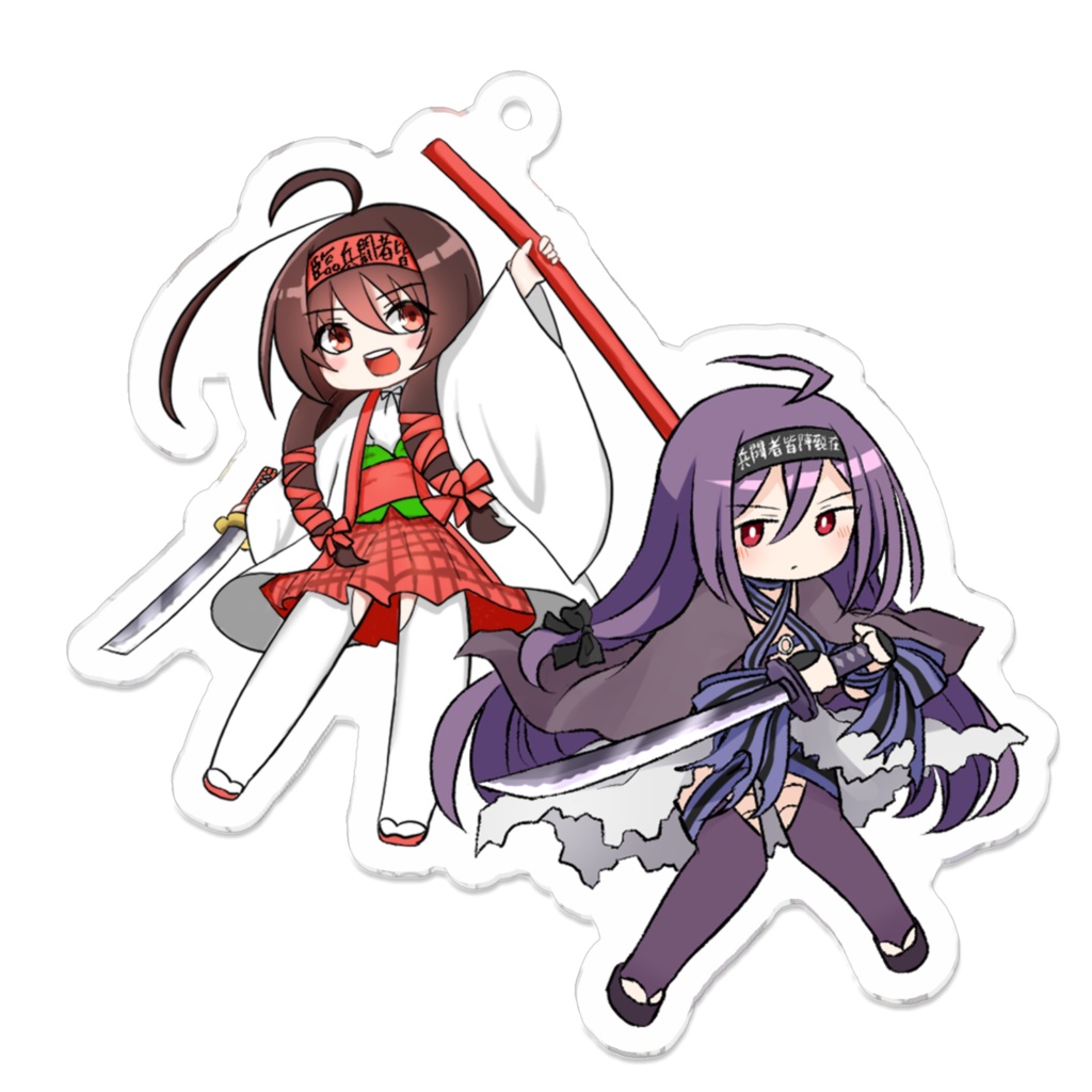 デフォルメ九字兼定　アクリルキーホルダーNo.2