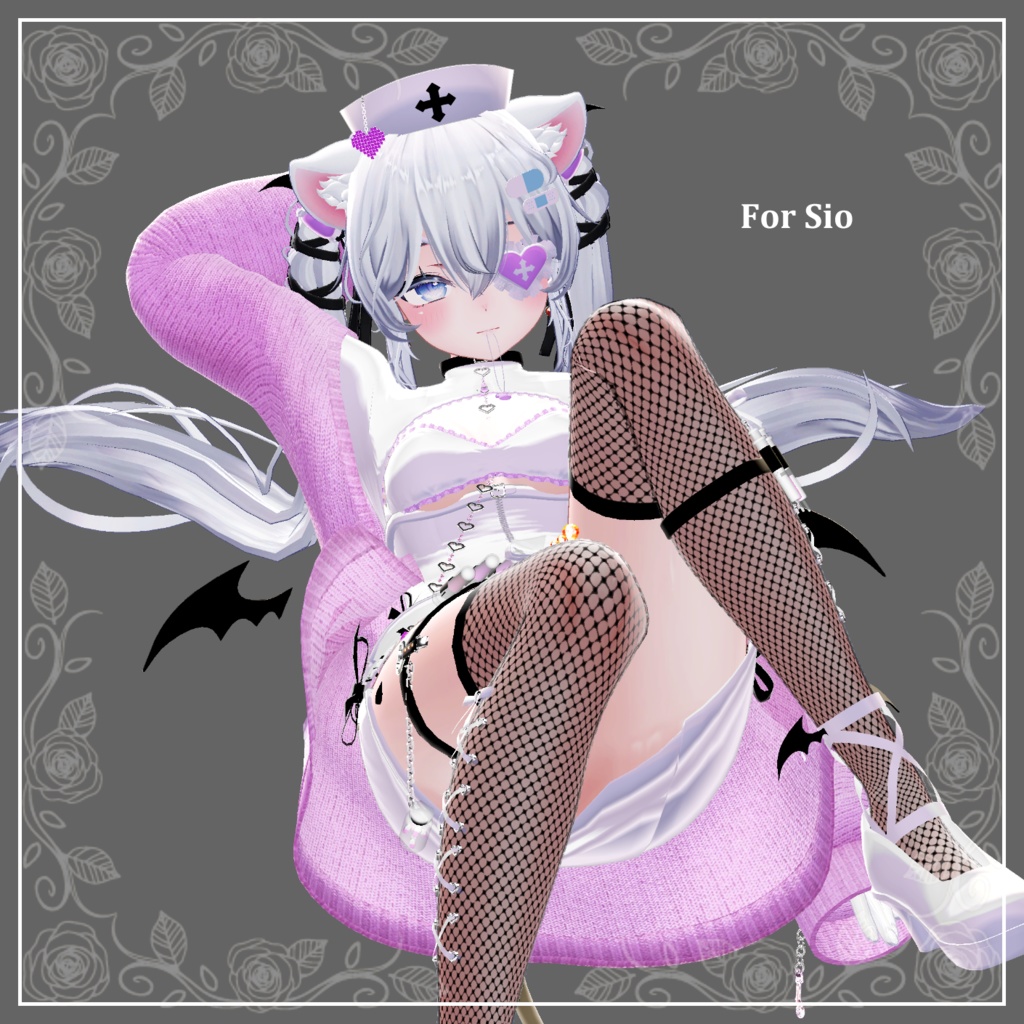 『小悪魔ナース』お医者さんごっこギミック付き!(9アバター対応)