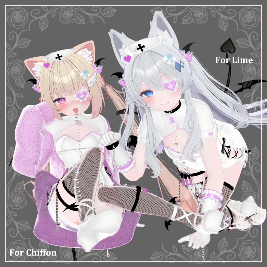 『小悪魔ナース』お医者さんごっこギミック付き!(9アバター対応)