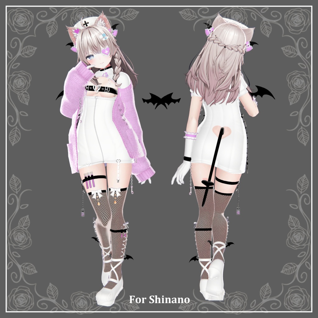 『小悪魔ナース』お医者さんごっこギミック付き!(9アバター対応)