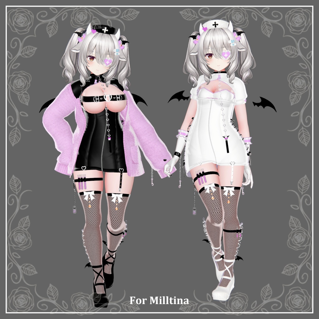 『小悪魔ナース』お医者さんごっこギミック付き!(9アバター対応)