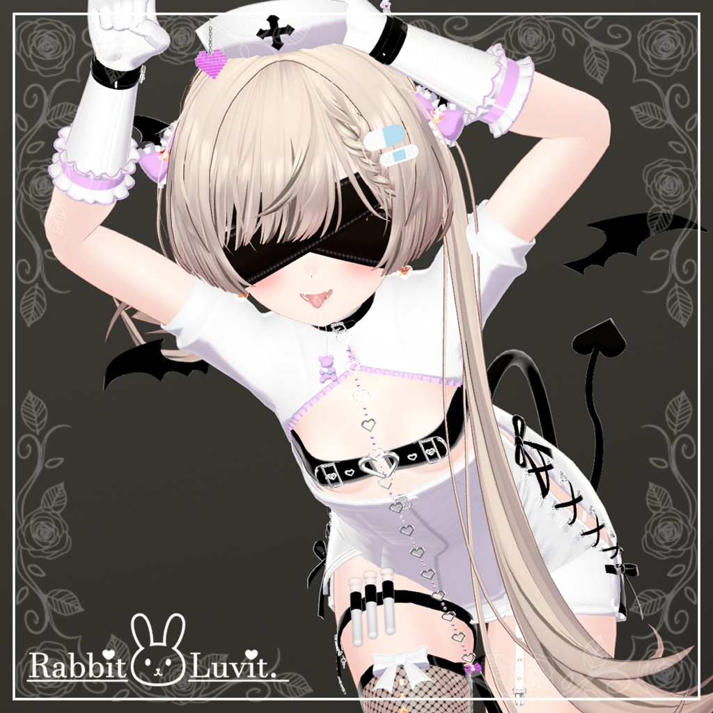 『小悪魔ナース』お医者さんごっこギミック付き!(9アバター対応)