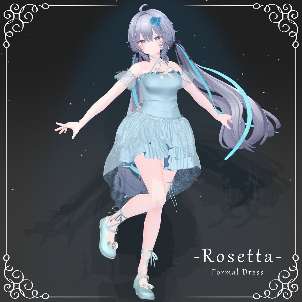 フォーマルドレス『🌹- Rosetta -🌹』(12アバター対応)