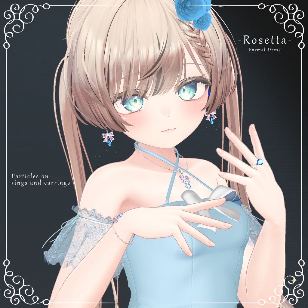 【🌹1日限定無料!🌹】フォーマルドレス『- Rosetta -』(8アバター対応)