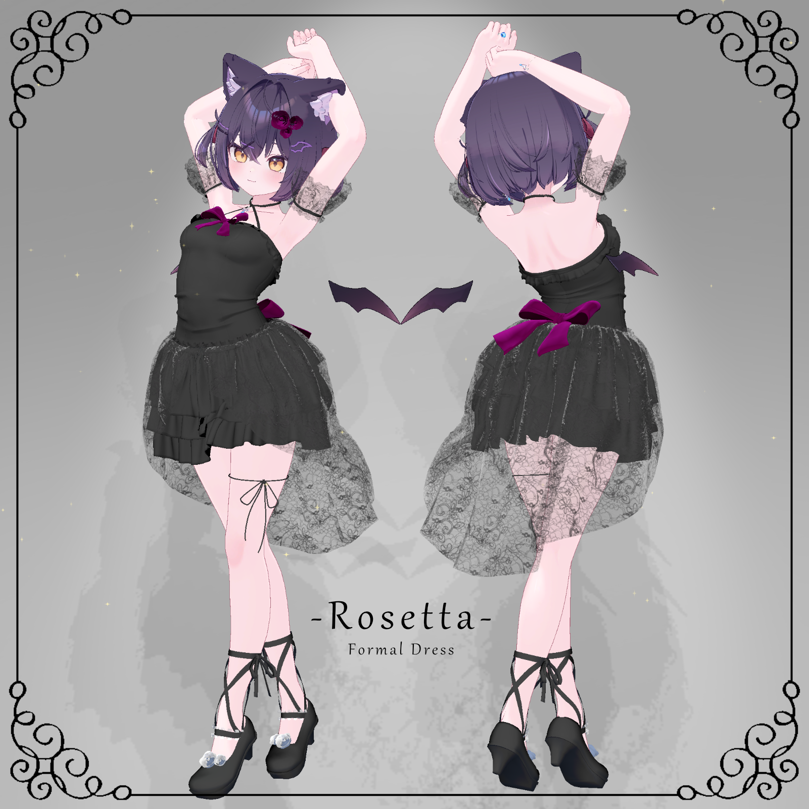 フォーマルドレス『🌹- Rosetta -🌹』（12アバター対応） - Rabbit Luvit - BOOTH