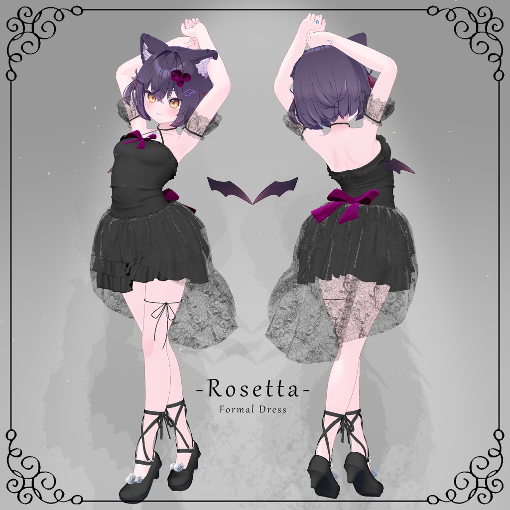 【🌹1日限定無料!🌹】フォーマルドレス『- Rosetta -』(8アバター対応)