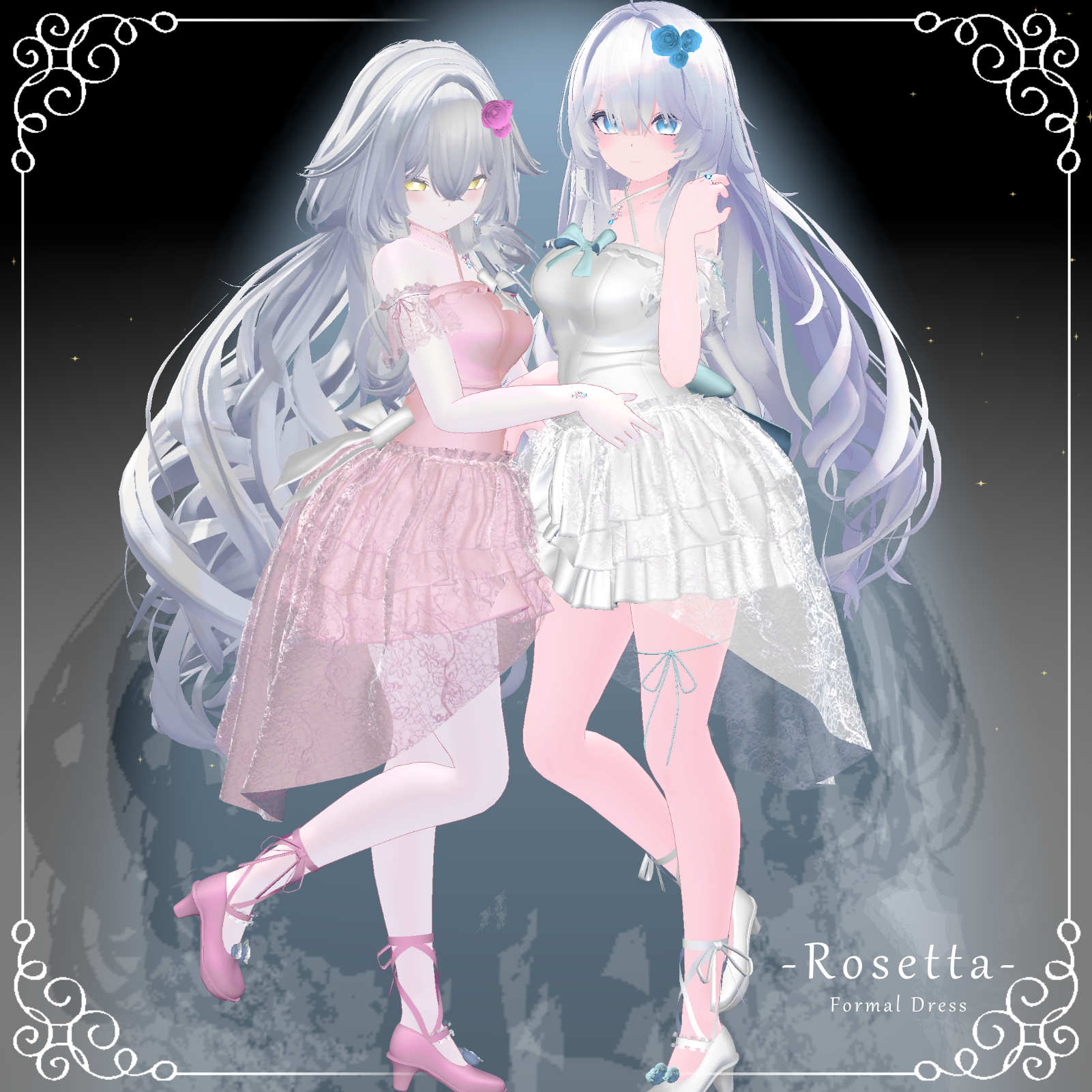 フォーマルドレス『🌹- Rosetta -🌹』（12アバター対応） - Rabbit Luvit - BOOTH