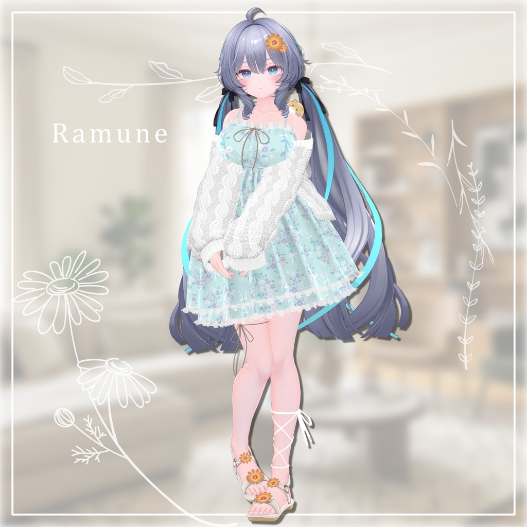 ✨(3/20)発売予定!✨『ふわもこワンピ!』 + 🐹ハムちゃんと一緒🐹(12アバター対応)