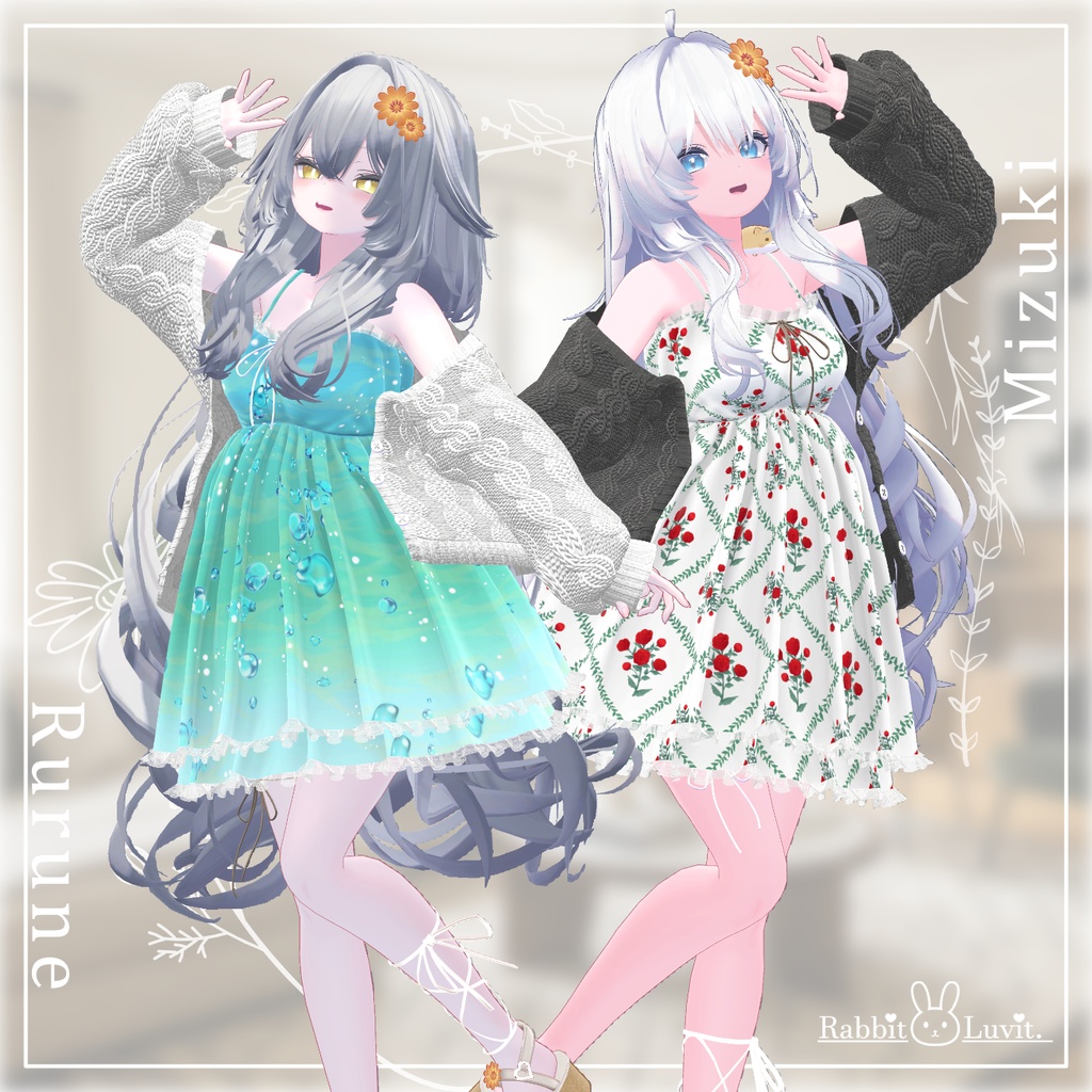 ✨(3/20)発売予定!✨『ふわもこワンピ!』 + 🐹ハムちゃんと一緒🐹(12アバター対応)