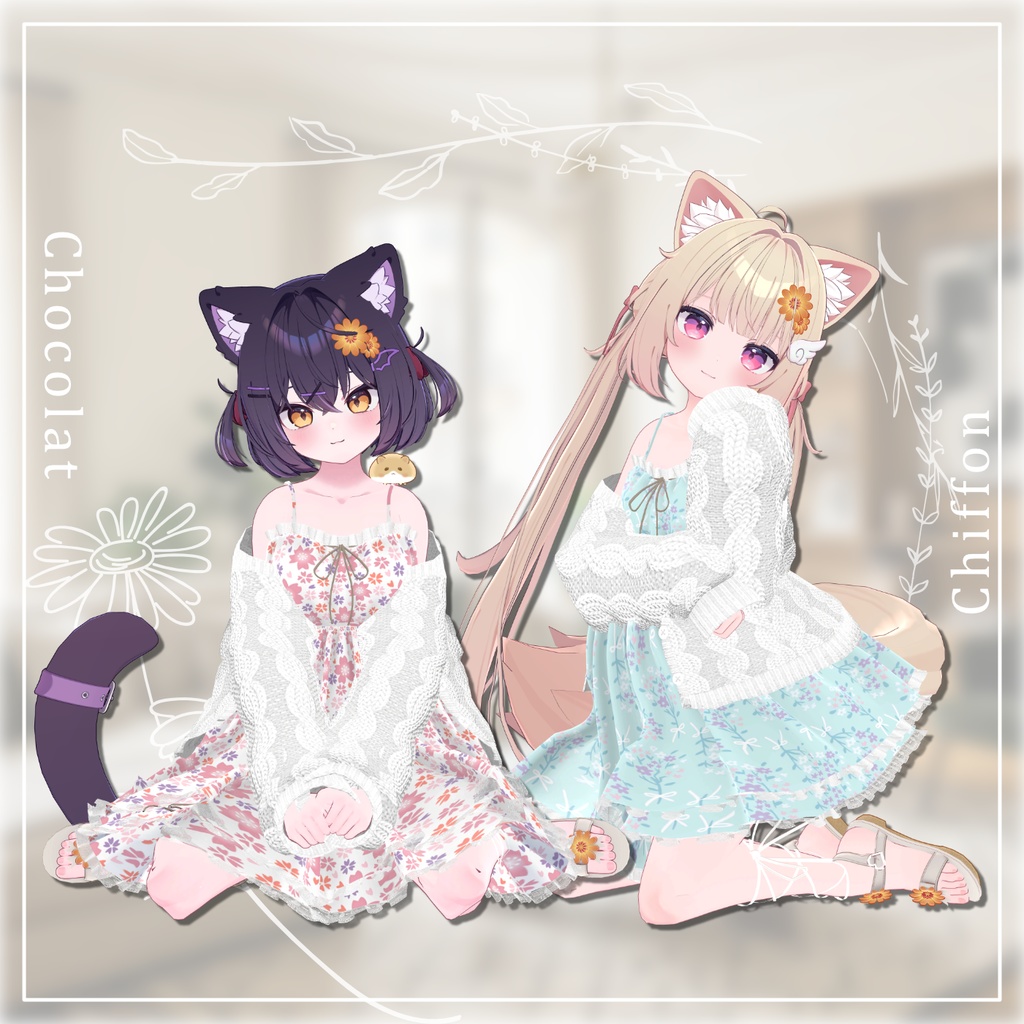 ✨(3/20)発売予定!✨『ふわもこワンピ!』 + 🐹ハムちゃんと一緒🐹(12アバター対応)