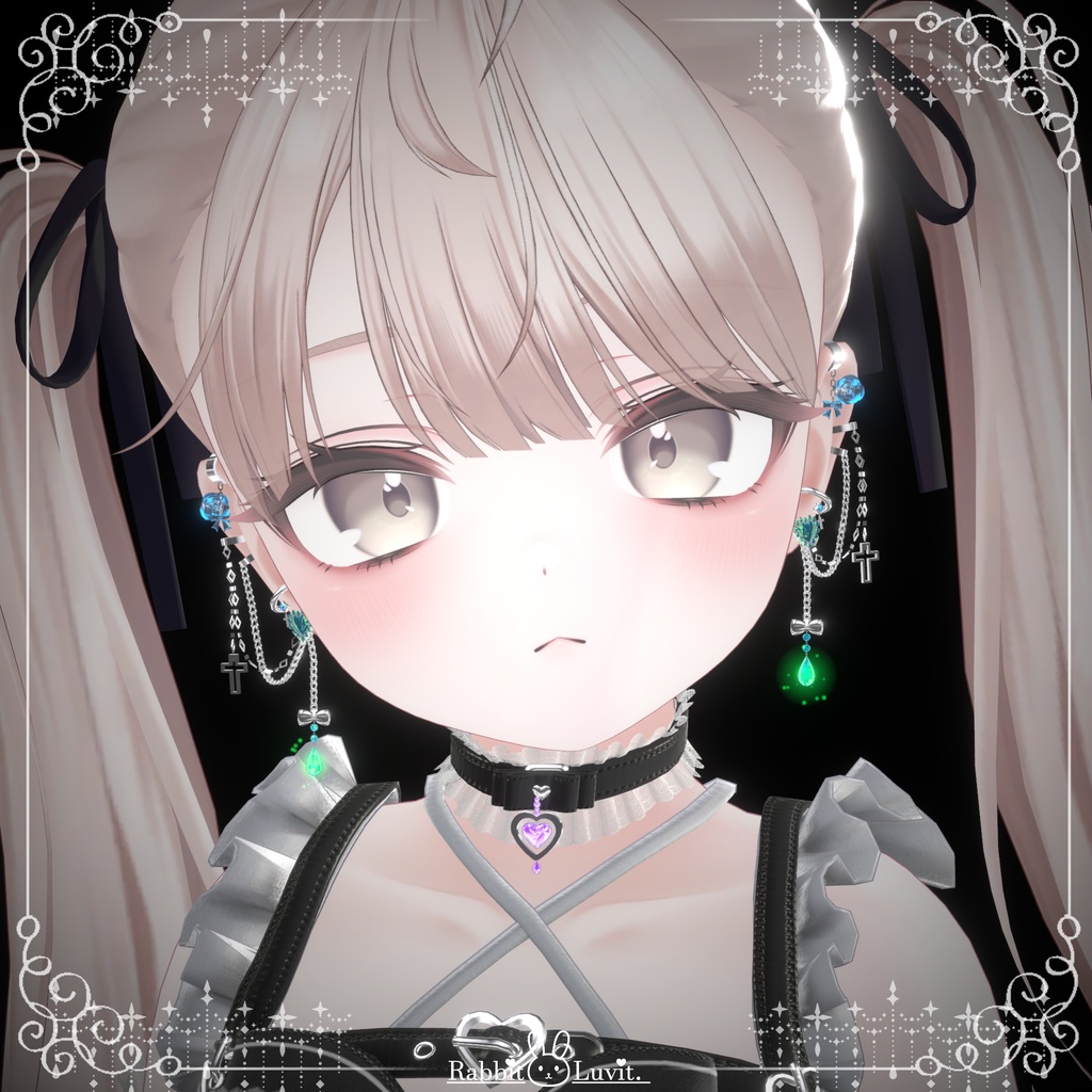 ✨3日間無料(8/3まで)✨『イヤーカフ&リング』RabiLuvi🐇アクセサリー(Vol.1)