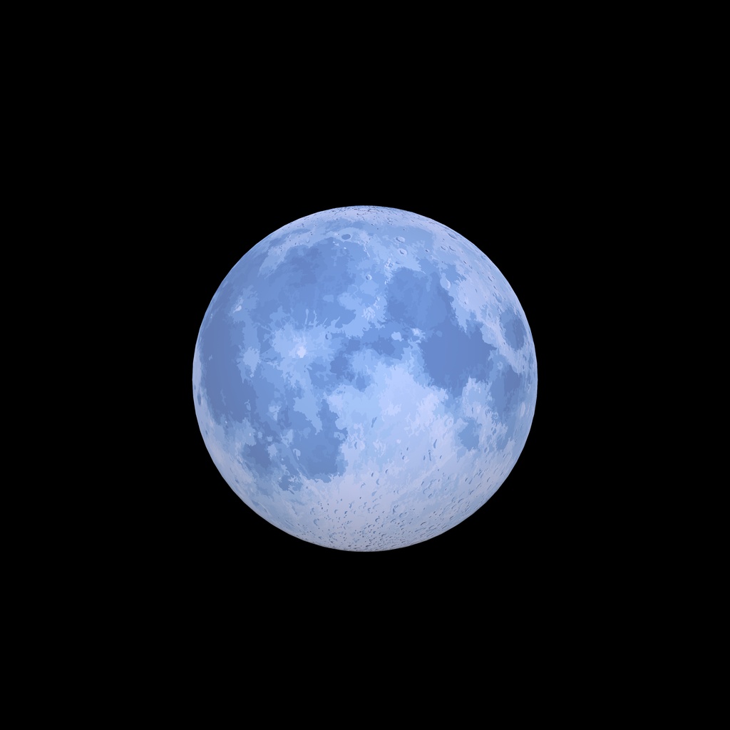 Handy size blue moons