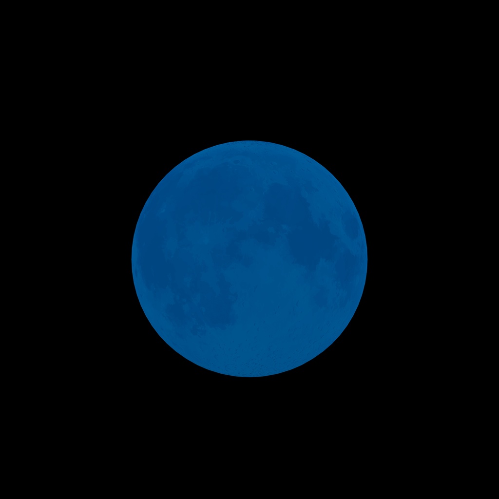 Handy size blue moons